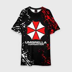 Платье клеш для девочки Umbrella Corporation Resident Evil, цвет: 3D-принт