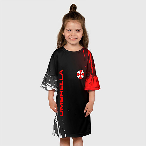 Детское платье Resident evil амбрелла / 3D-принт – фото 3