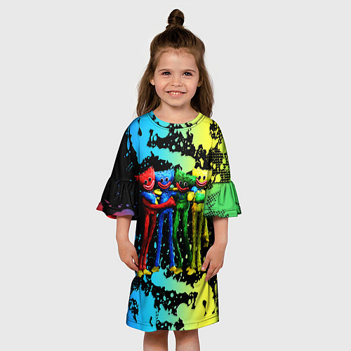 Детское платье POPPY PLAYTIME Mini Huggies / 3D-принт – фото 3