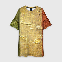 Детское платье Флаг Италии Мешковина Flag of Italy Burlap