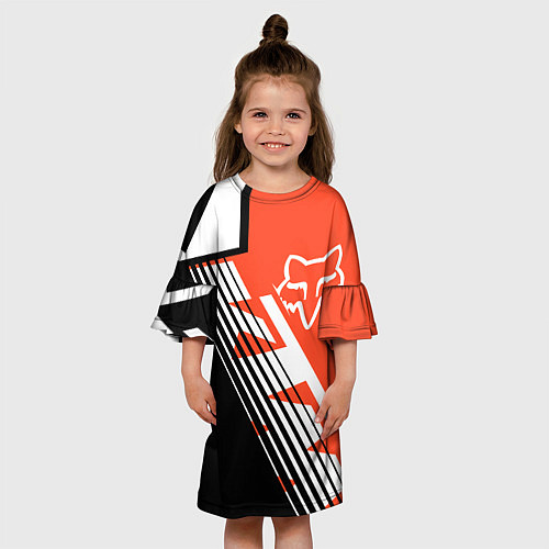 Детское платье FOX X KTM Сollaboration / 3D-принт – фото 3