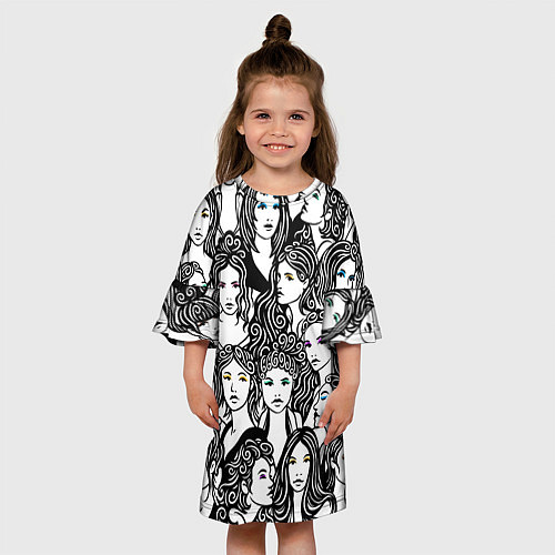 Детское платье 26 девушек / 3D-принт – фото 3