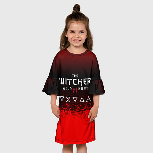 Детское платье Witcher blood / 3D-принт – фото 3