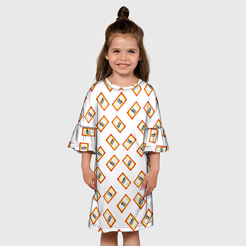 Детское платье Пищевая сода / 3D-принт – фото 3