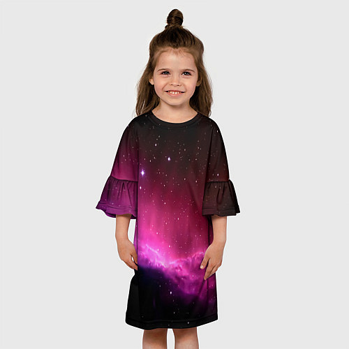 Детское платье Night Nebula / 3D-принт – фото 3