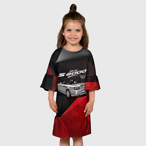 Детское платье Honda S2000 / 3D-принт – фото 3
