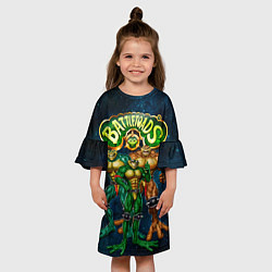 Платье клеш для девочки Rare - Battletoads, цвет: 3D-принт — фото 2