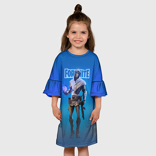 Детское платье Fortnite Fusion skin Video game Hero / 3D-принт – фото 3