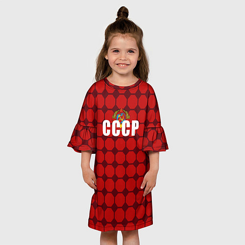Детское платье Футбольная форма СССР / 3D-принт – фото 3