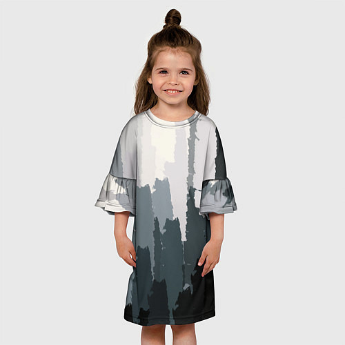 Детское платье Мрачный город / 3D-принт – фото 3