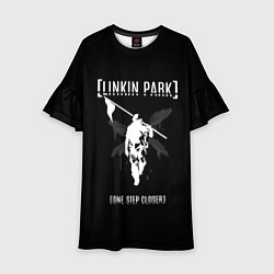 Платье клеш для девочки Linkin Park One step closer, цвет: 3D-принт