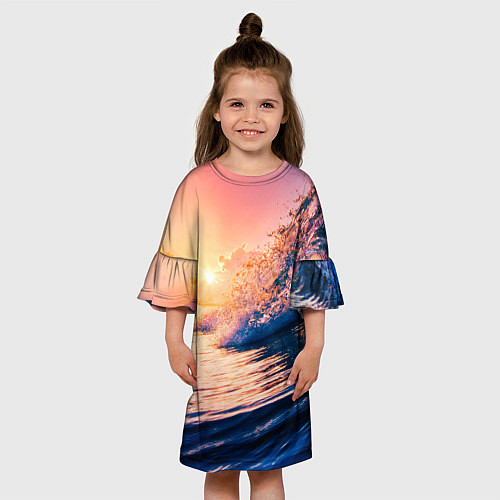 Детское платье Ocean element / 3D-принт – фото 3