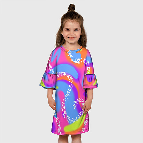 Детское платье Барби и Кен паттерн костюм / 3D-принт – фото 3