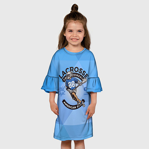 Детское платье Lacrosse Лякросс / 3D-принт – фото 3