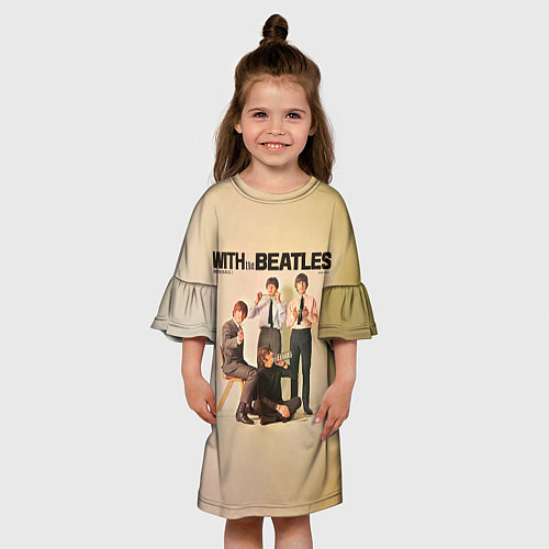 Детское платье With The Beatles / 3D-принт – фото 3