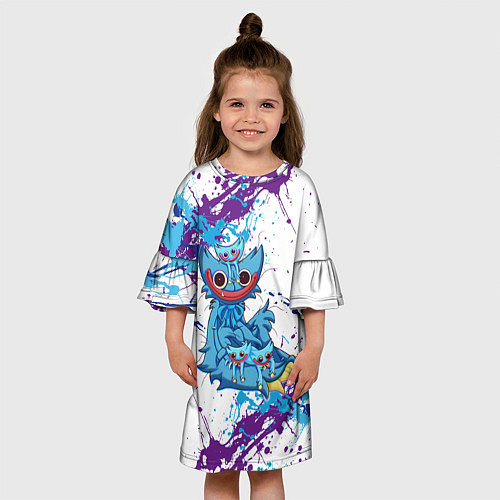 Детское платье POPPY PLAYTIME Мини Хагги / 3D-принт – фото 3