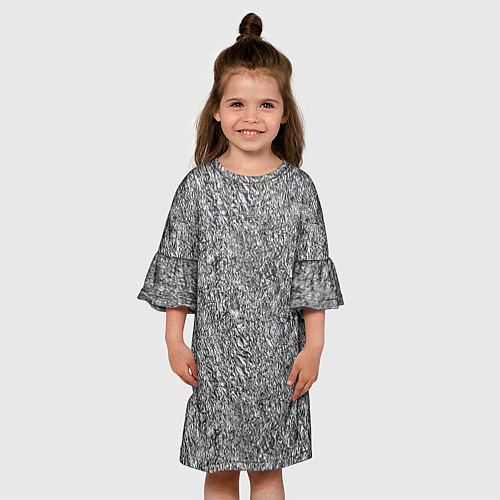 Детское платье Фольга мелкая / 3D-принт – фото 3