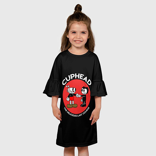 Детское платье Cuphead & Bendy / 3D-принт – фото 3