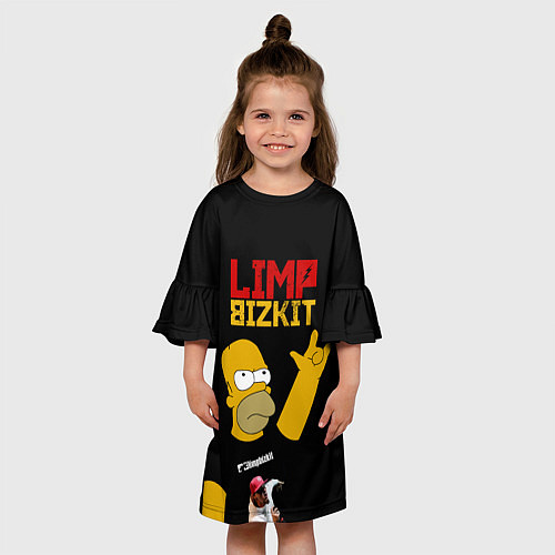 Детское платье Limp Bizkit Симпсоны / 3D-принт – фото 3