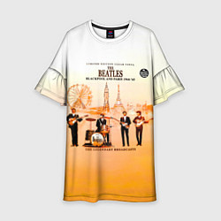 Платье клеш для девочки The Beatles Blackpool And Paris 1964-65, цвет: 3D-принт