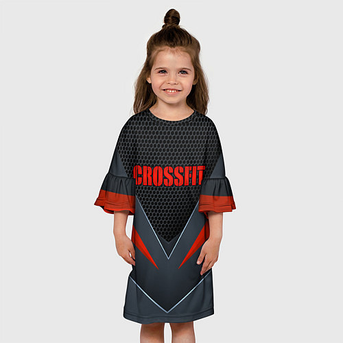 Детское платье CrossFit - Техно броня / 3D-принт – фото 3