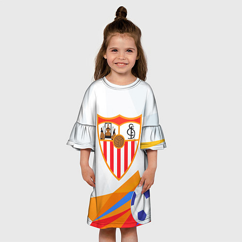 Детское платье Sevilla Абстракция / 3D-принт – фото 3