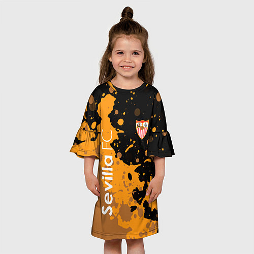 Детское платье Sevilla Краска / 3D-принт – фото 3
