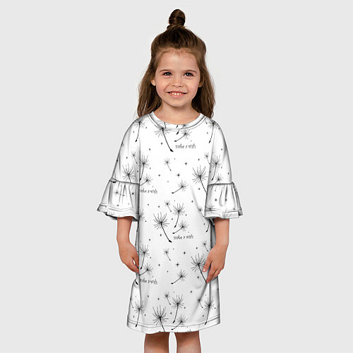 Детское платье Make a Wish паттерн / 3D-принт – фото 3