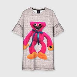 Платье клеш для девочки Киси Миси объёмная игрушка - Kissy Missy, цвет: 3D-принт