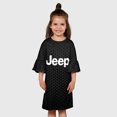 Детское платье Jeep Соты / 3D-принт – фото 3
