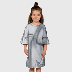 Платье клеш для девочки Faith - The Cure, цвет: 3D-принт — фото 2