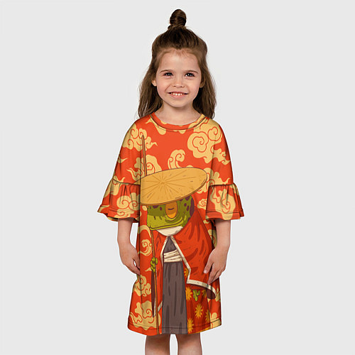 Детское платье Самурай-хранитель / 3D-принт – фото 3
