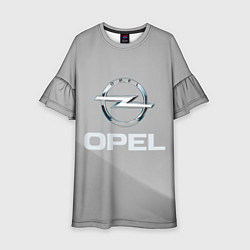 Детское платье Opel - серая абстракция