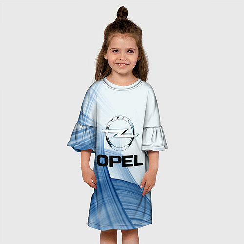 Детское платье Opel - logo / 3D-принт – фото 3