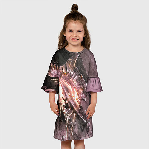 Детское платье Берсерк Гатс В Доспехах Извергает Огонь / 3D-принт – фото 3