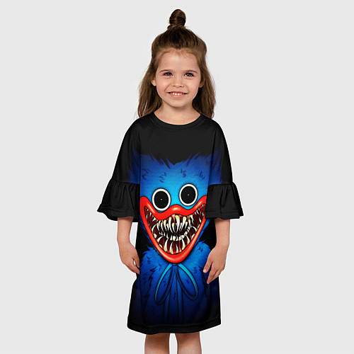 Детское платье Хаги Ваги на чёрном фоне / 3D-принт – фото 3