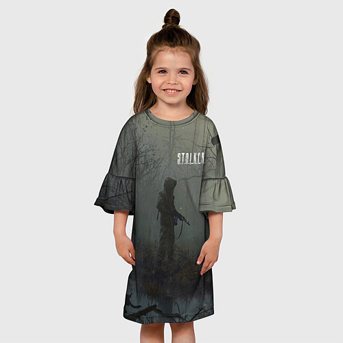 Детское платье STALKER Одиночка На Болоте / 3D-принт – фото 3