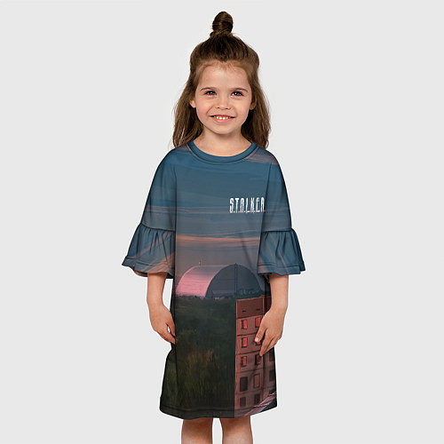 Детское платье STALKER Саркофаг Над ЧАЭС / 3D-принт – фото 3