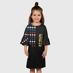 Платье клеш для девочки 27 RUS Хабаровск, цвет: 3D-принт — фото 2