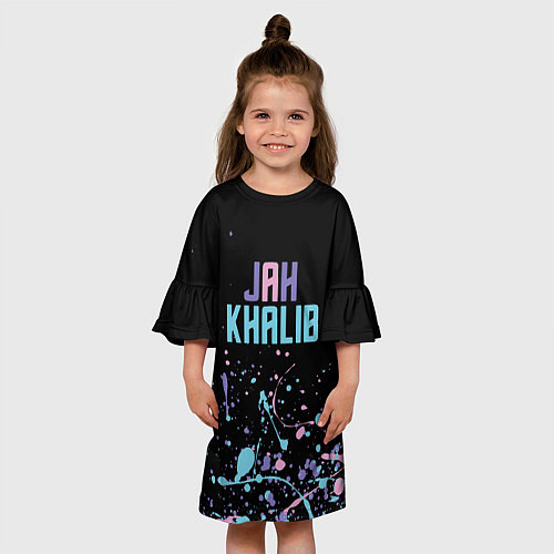 Детское платье Jah Khalib - краска / 3D-принт – фото 3