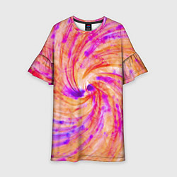 Детское платье Color swirls
