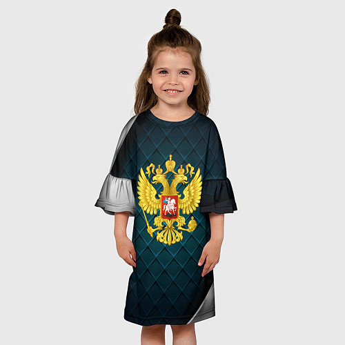 Детское платье Герб России из золота / 3D-принт – фото 3