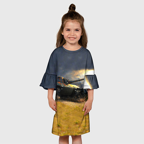 Детское платье Танк Е100 / 3D-принт – фото 3