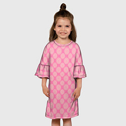 Платье клеш для девочки Классические узоры - паттерн, цвет: 3D-принт — фото 2