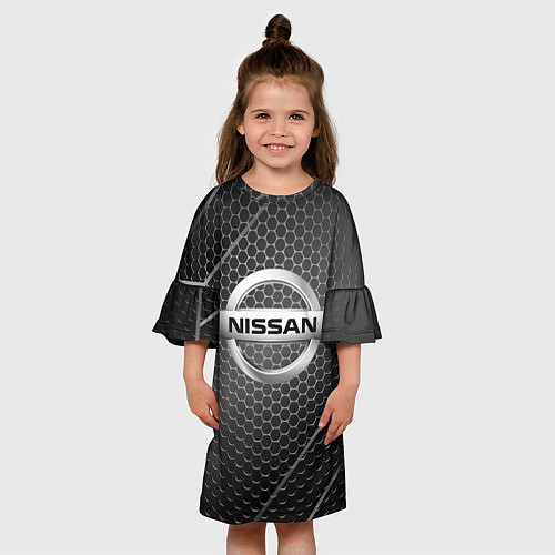 Детское платье Nissan метал карбон / 3D-принт – фото 3