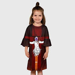 Платье клеш для девочки Evangelion Lilith, цвет: 3D-принт — фото 2