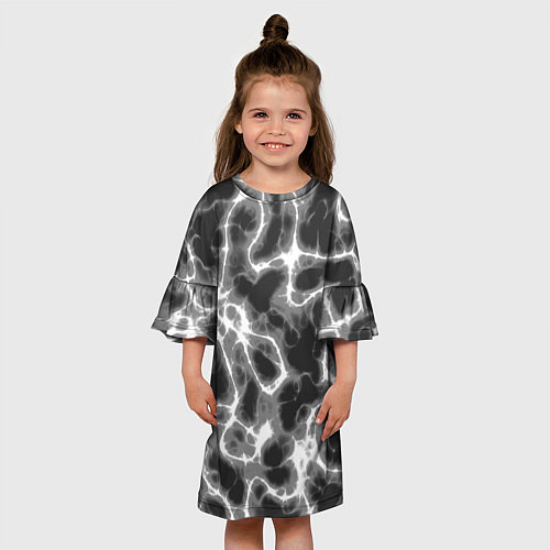 Детское платье Дымные корни / 3D-принт – фото 3