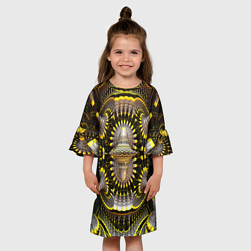 Детское платье Трехмерный фрактал / 3D-принт – фото 3