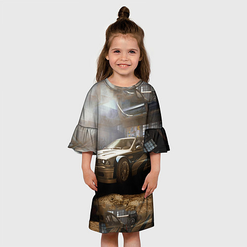 Детское платье Nfs most wanted bmw / 3D-принт – фото 3