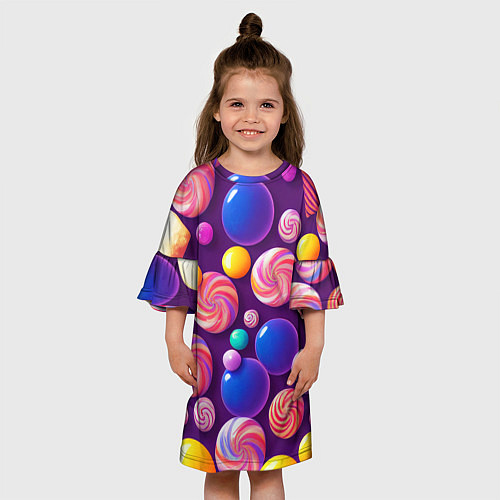 Детское платье Сладости для радости / 3D-принт – фото 3